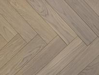 Паркетная доска AlixFloor Английская Ёлка Дуб Светлый Матовый 10x60 см, поверхность матовый лак