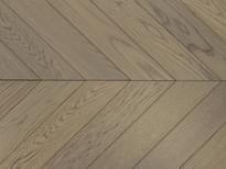 Паркетная доска AlixFloor Французская Ёлка Дуб Дымчато-Серый 10x60 см, поверхность матовый лак