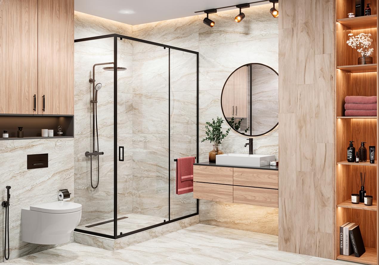 керамогранит фабрики Alma Ceramica коллекция Bottichino