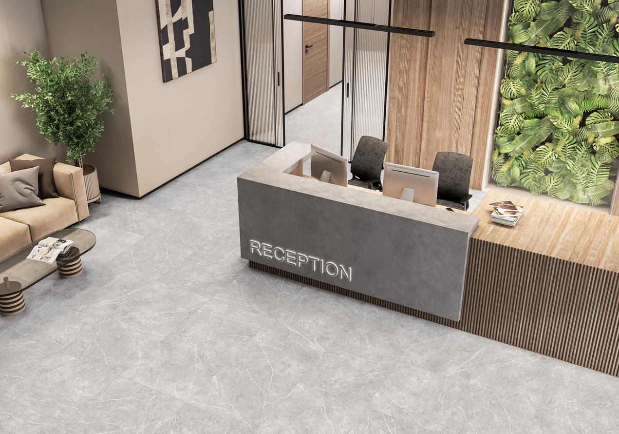 керамогранит фабрики Alma Ceramica коллекция Crema Marfil
