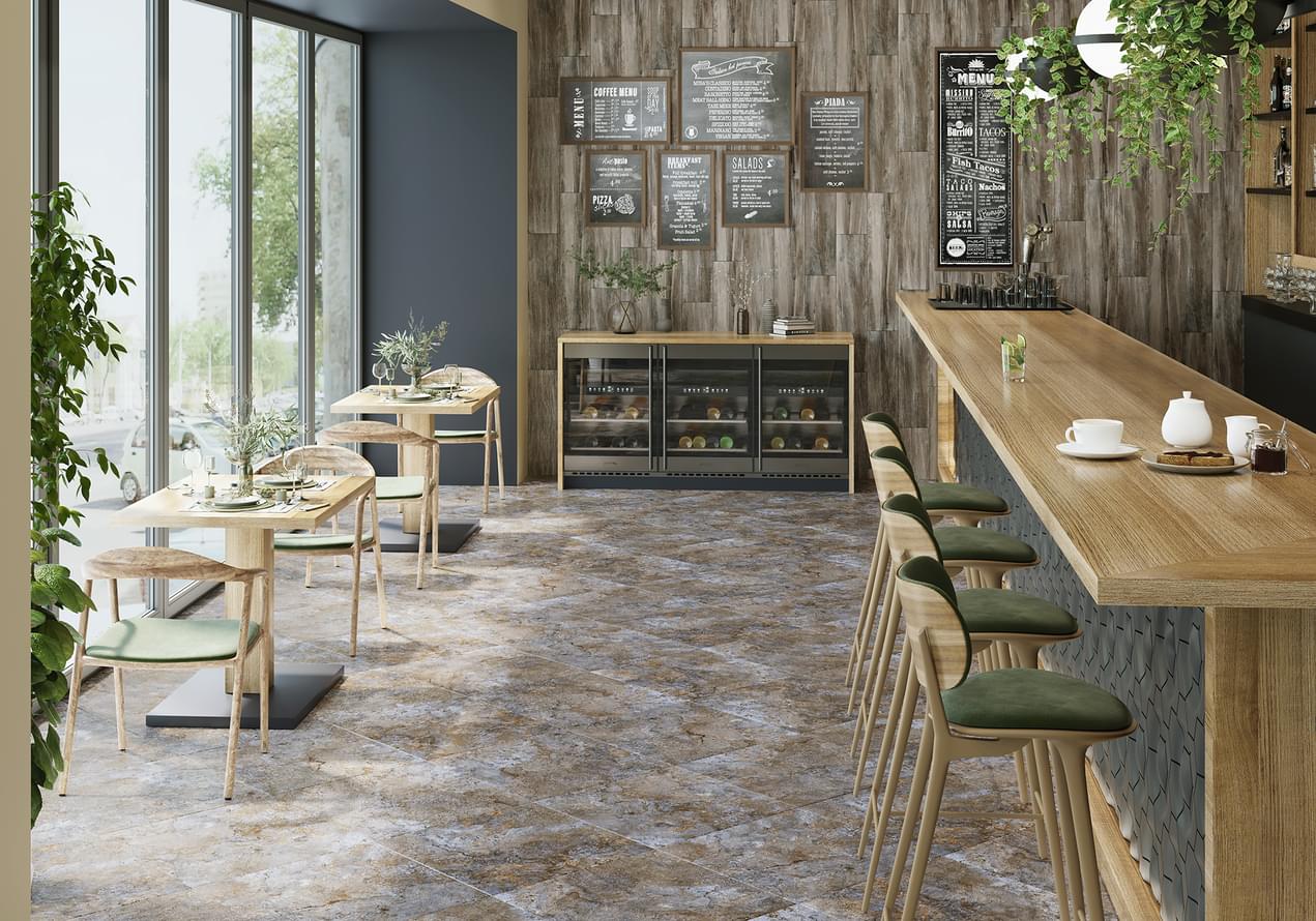 керамогранит фабрики Alma Ceramica коллекция Indastrio