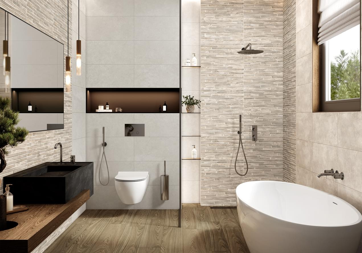 керамогранит фабрики Alma Ceramica коллекция Porcelain 3060
