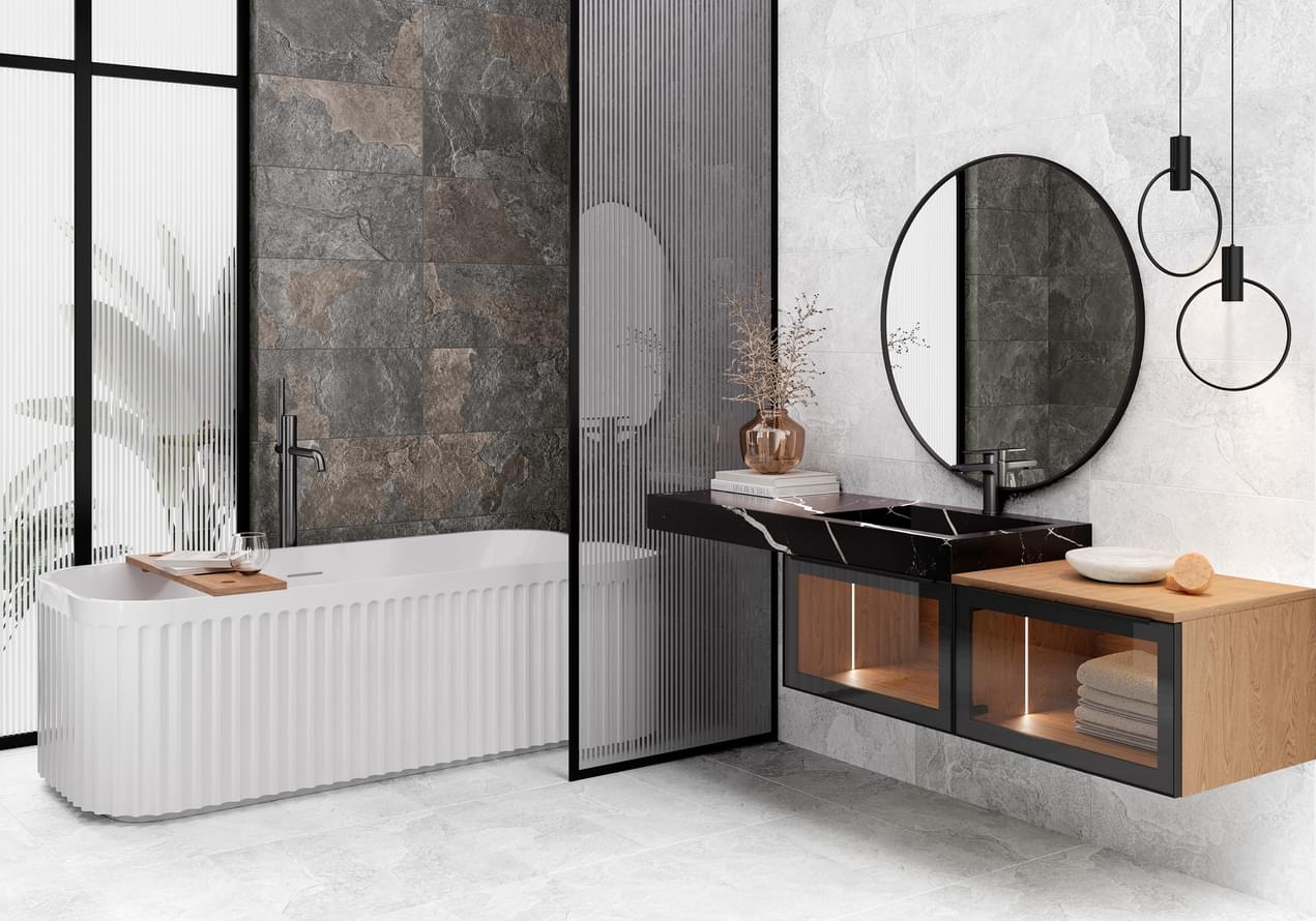 керамогранит фабрики Alma Ceramica коллекция Porcelain 3060