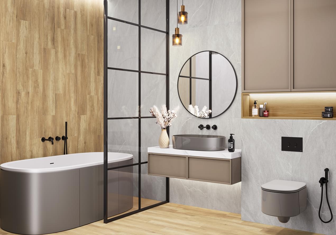 керамогранит фабрики Alma Ceramica коллекция Porcelain 3060