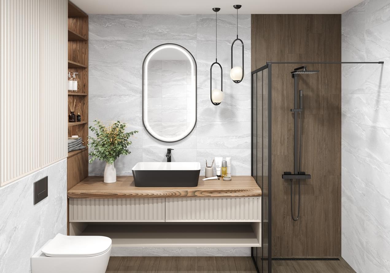 керамогранит фабрики Alma Ceramica коллекция Porcelain 3060