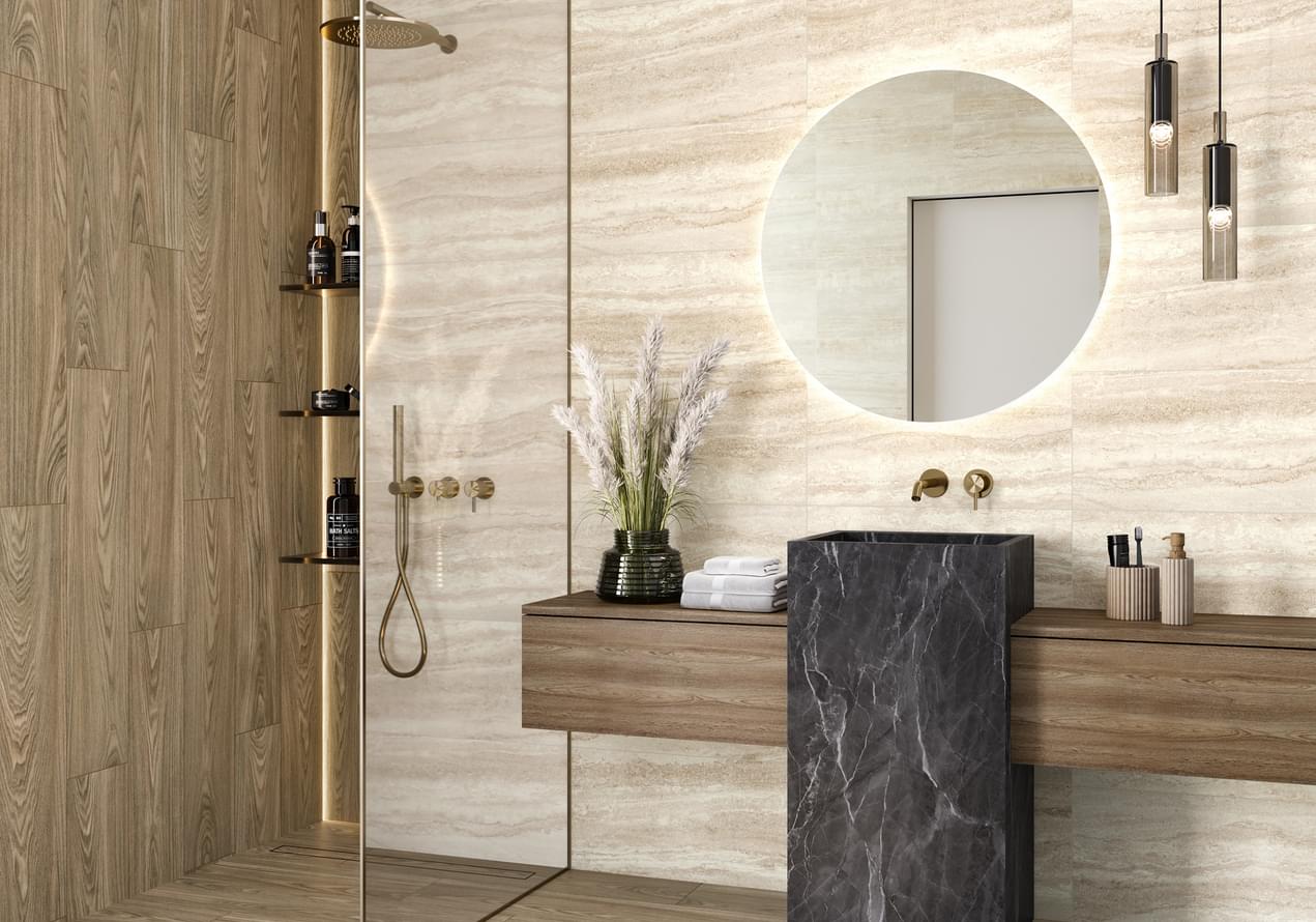 керамогранит фабрики Alma Ceramica коллекция Porcelain 3060