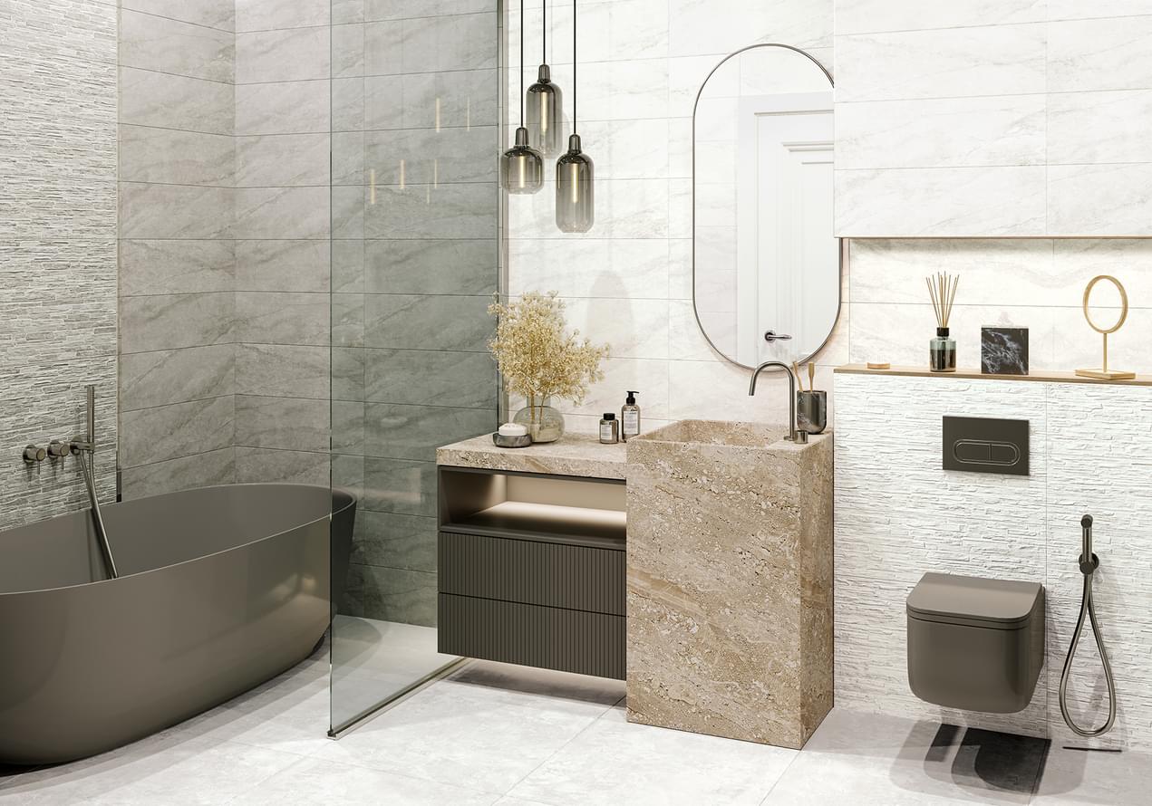 керамика фабрики Alma Ceramica коллекция Rocko