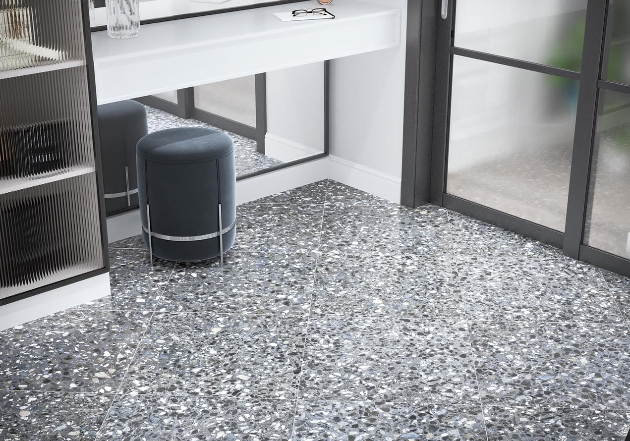 керамогранит фабрики Alma Ceramica коллекция Terrazzo