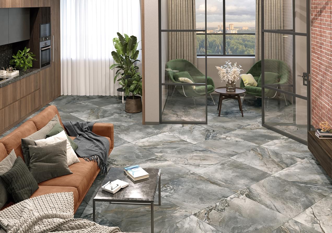 керамогранит фабрики Alma Ceramica коллекция Vulcano