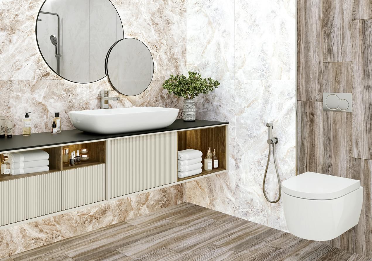 керамогранит фабрики Alma Ceramica коллекция Wave