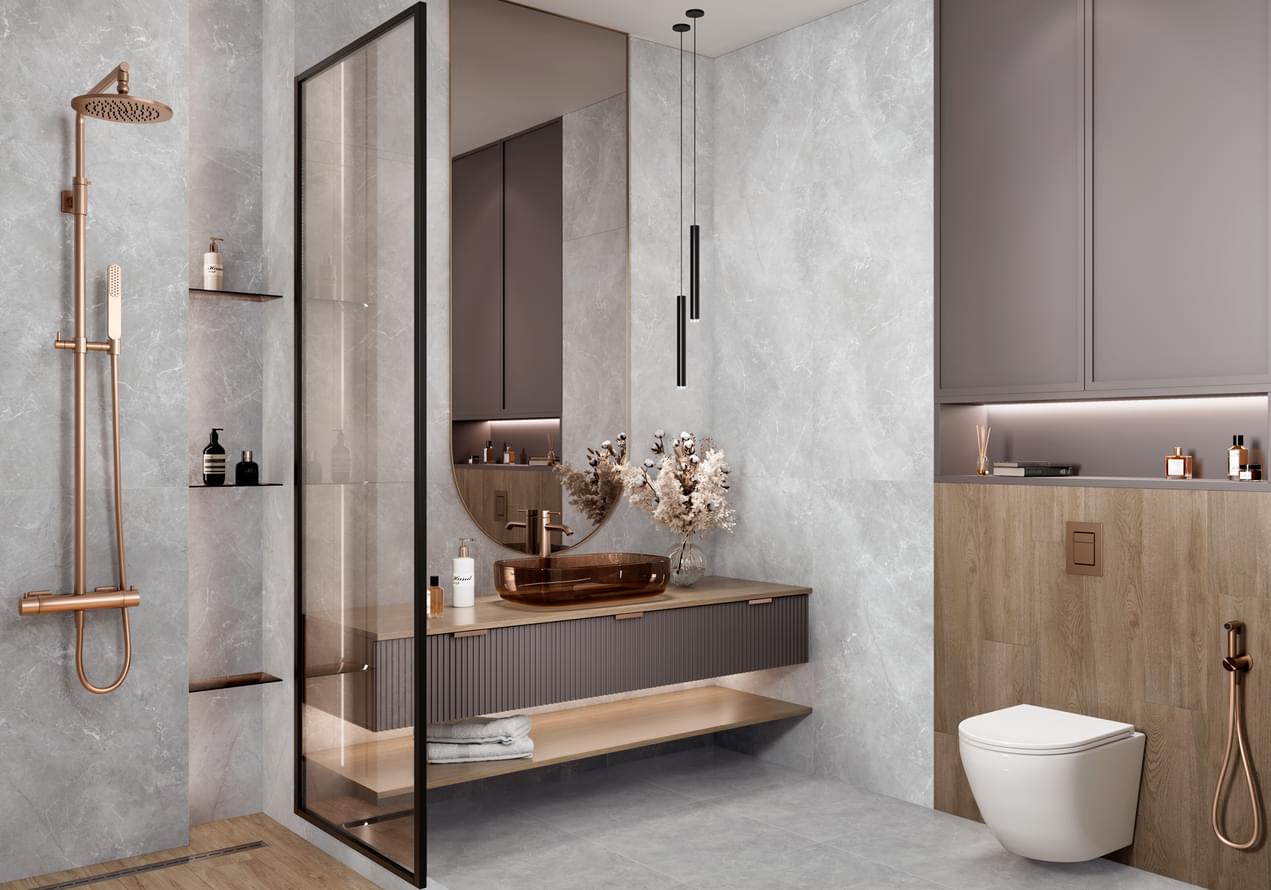 керамогранит фабрики Alma Ceramica коллекция Апарель