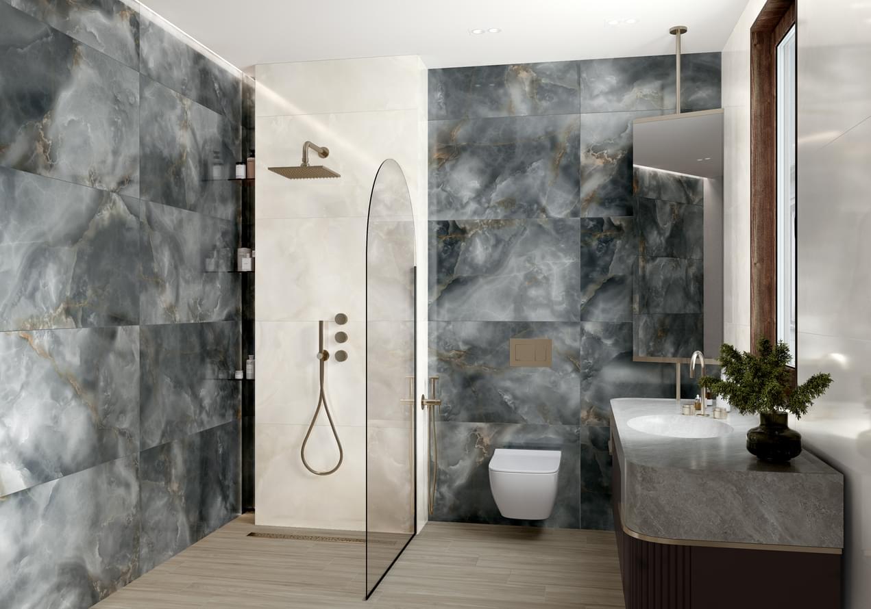 керамогранит фабрики Alma Ceramica коллекция Арт Минерал
