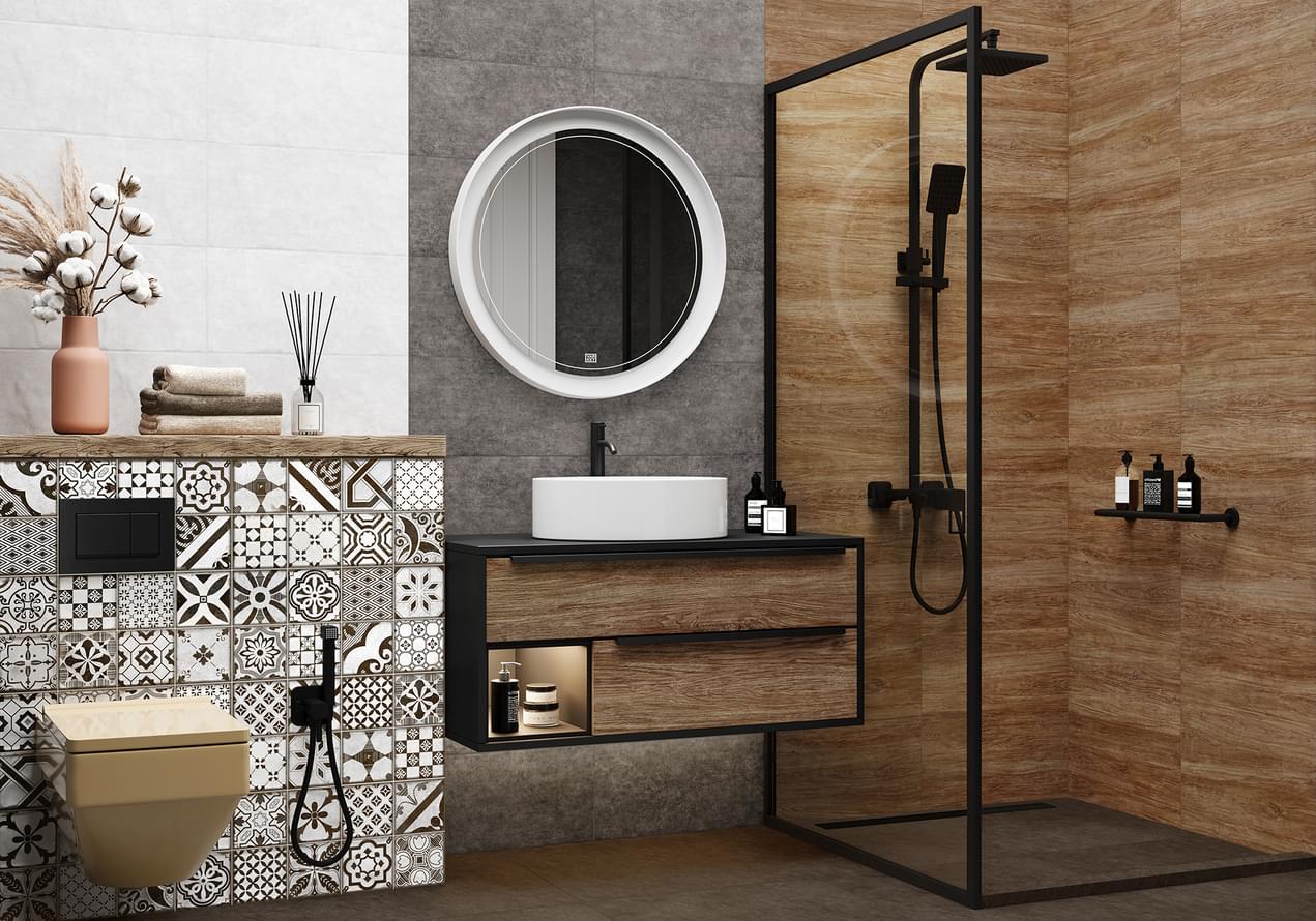 керамогранит фабрики Alma Ceramica коллекция Бохо