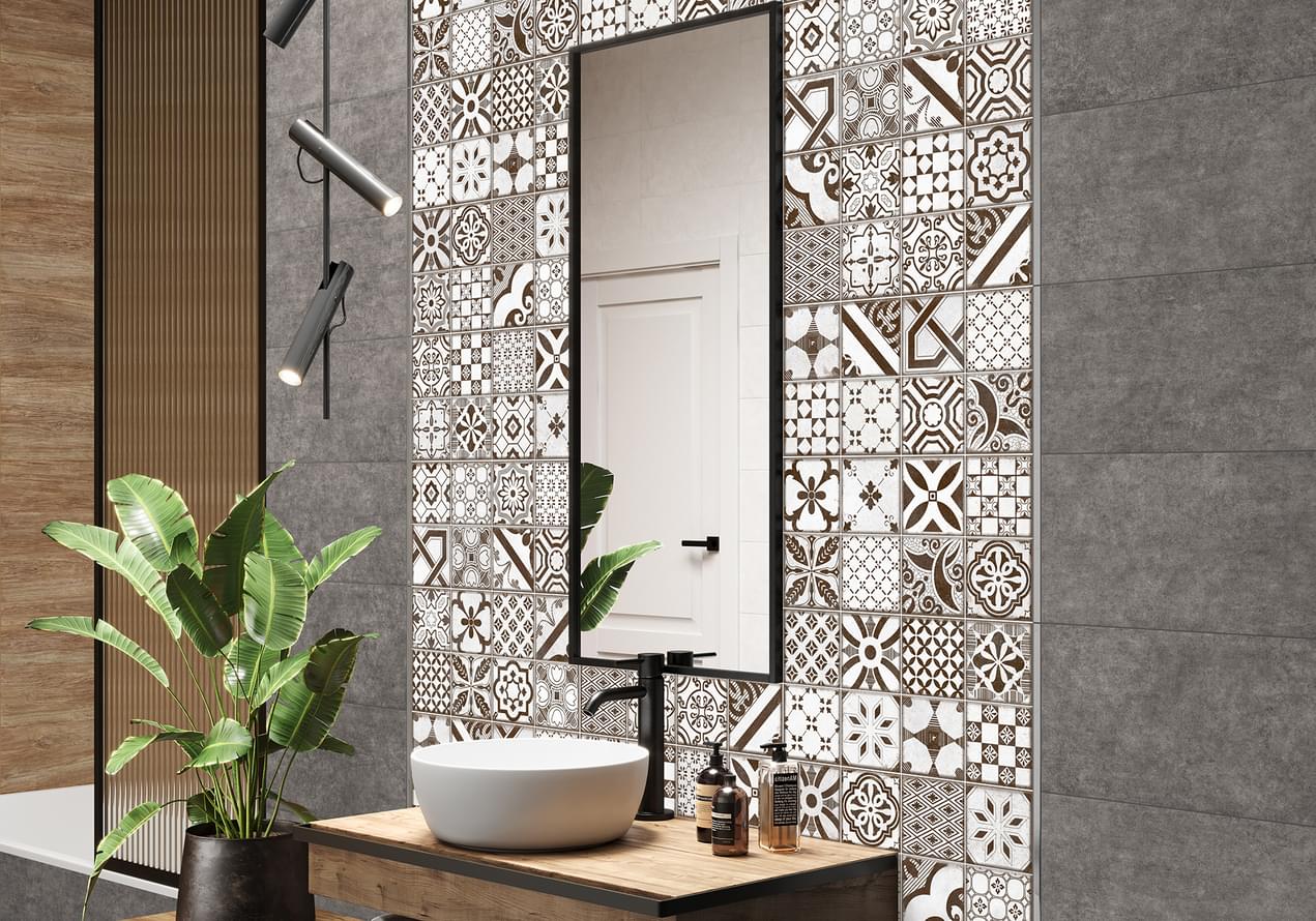 керамогранит фабрики Alma Ceramica коллекция Бохо