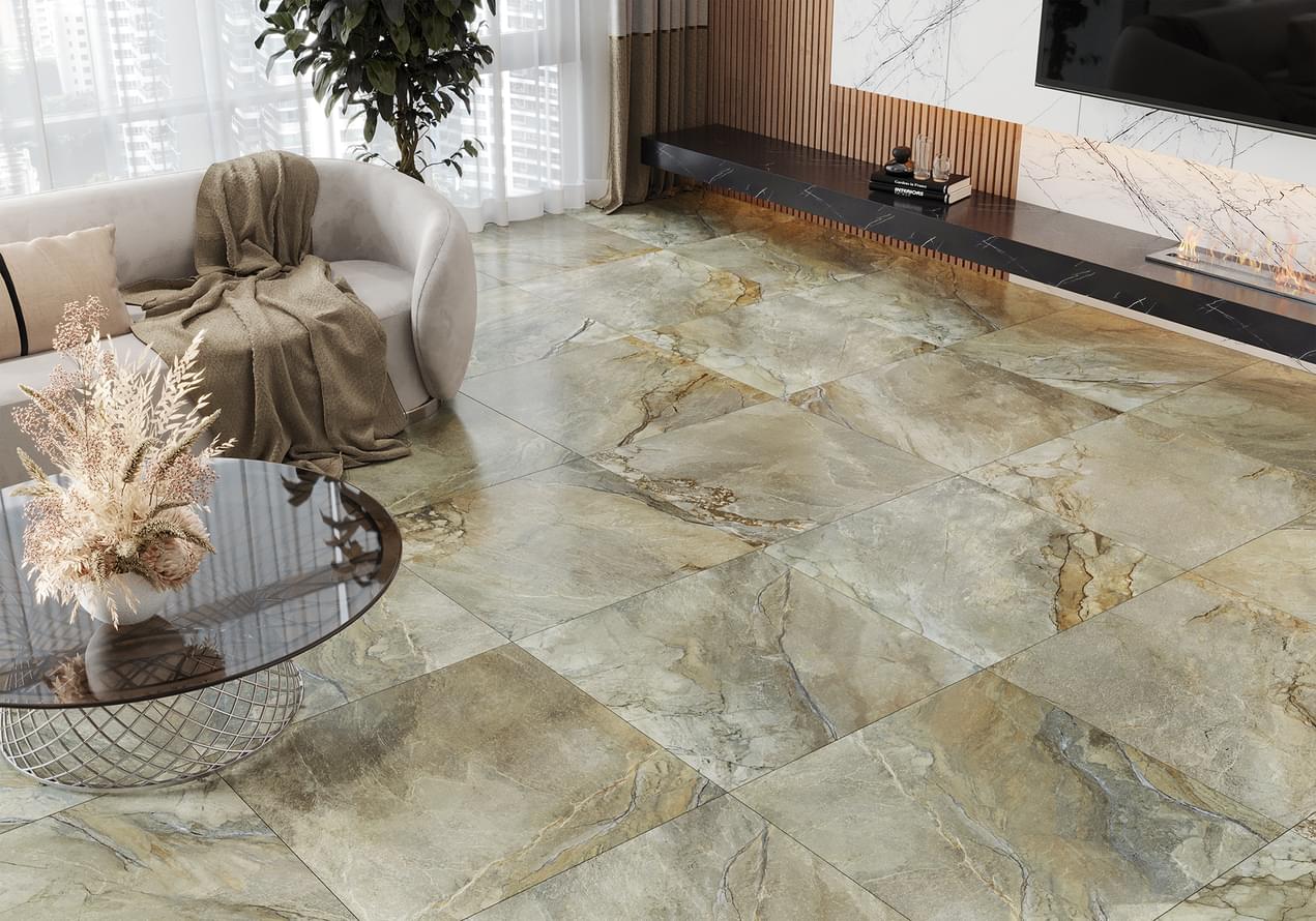 керамогранит фабрики Alma Ceramica коллекция Вулкано