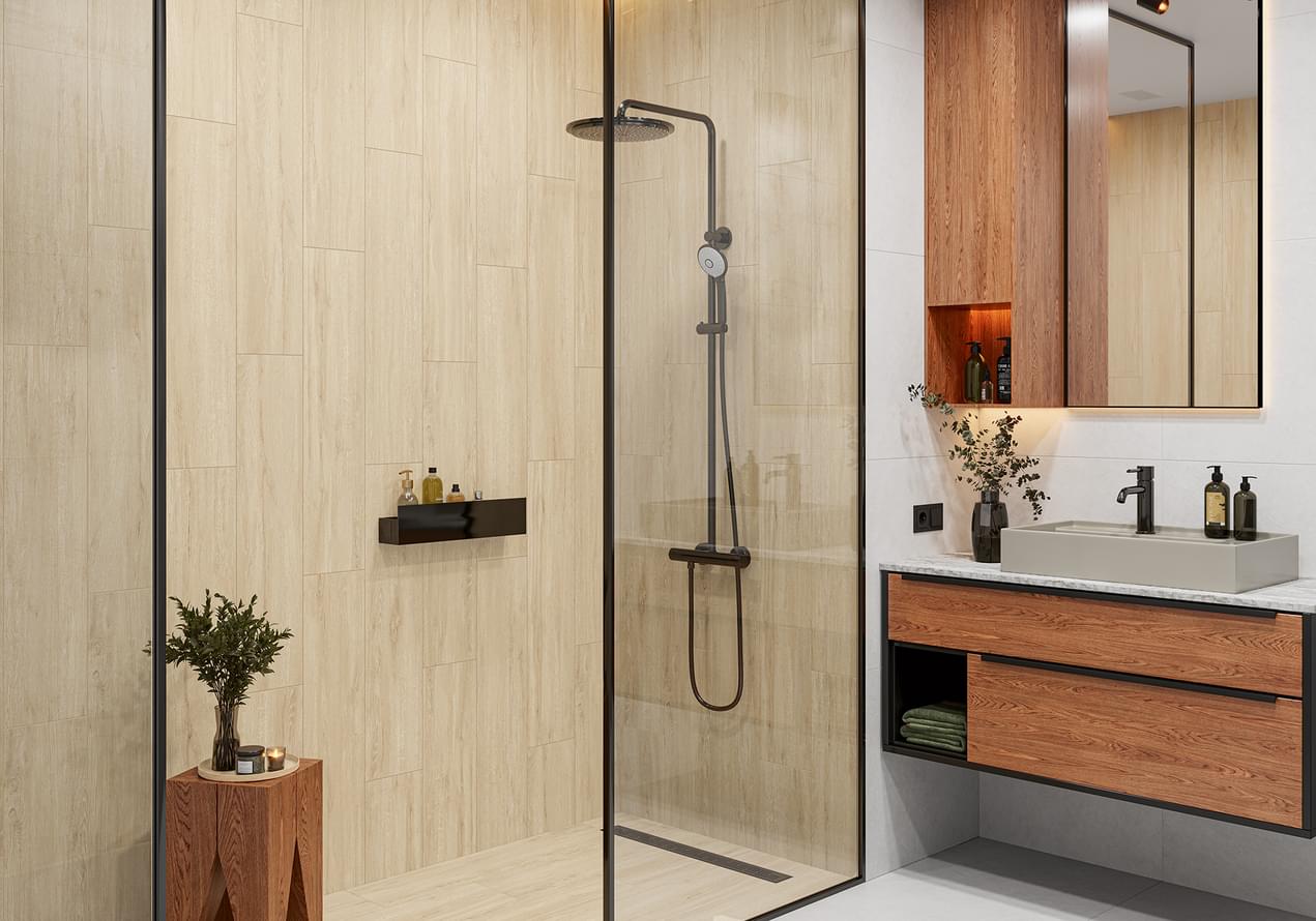 керамогранит фабрики Alma Ceramica коллекция Гранвуд