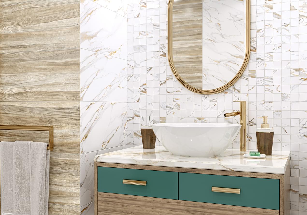 керамогранит фабрики Alma Ceramica коллекция Корсика Дакота