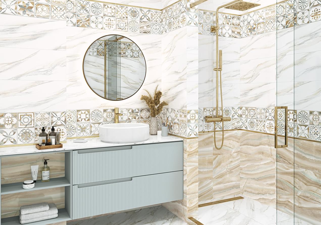 керамогранит фабрики Alma Ceramica коллекция Корсика Дакота