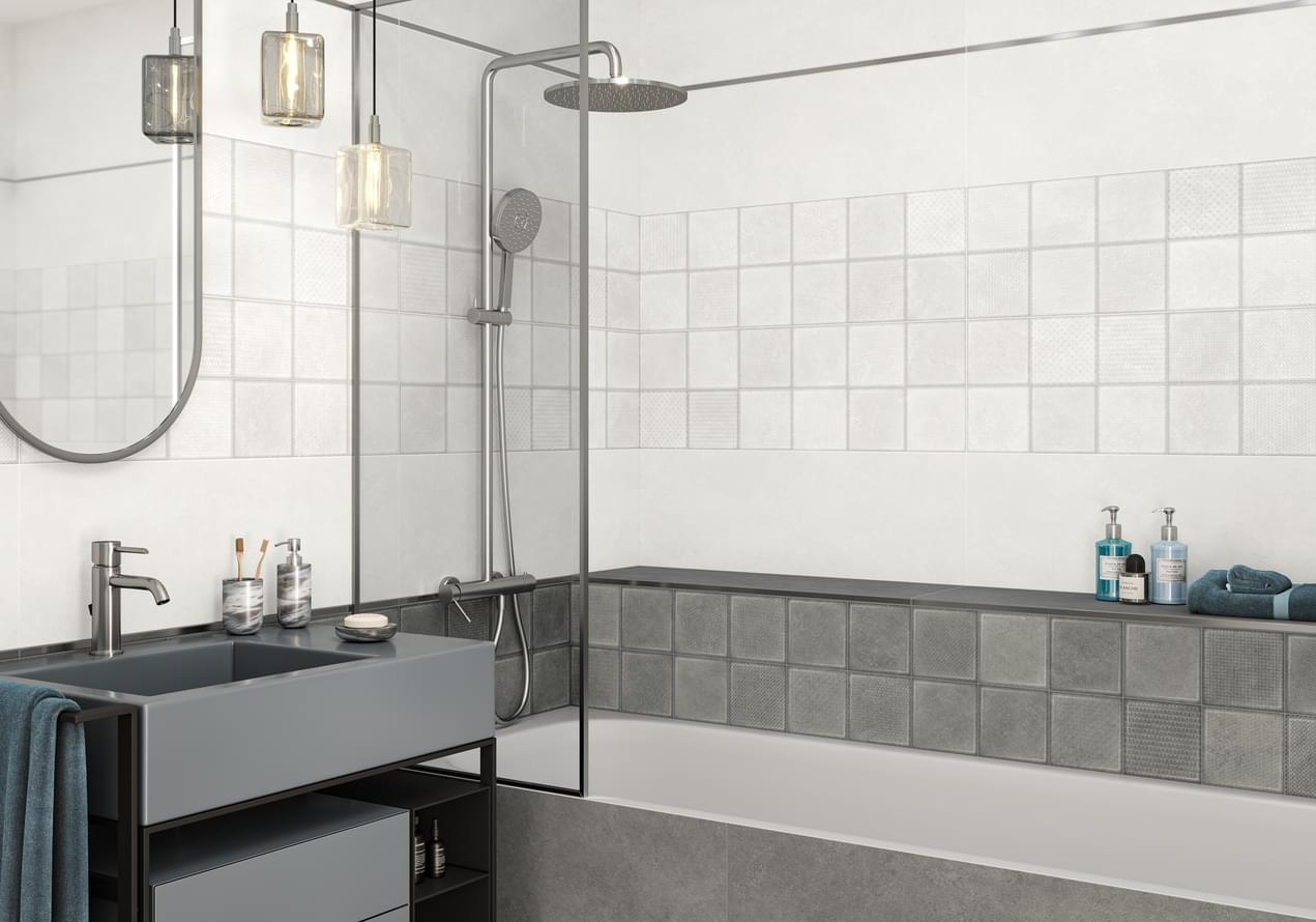 керамогранит фабрики Alma Ceramica коллекция Куб