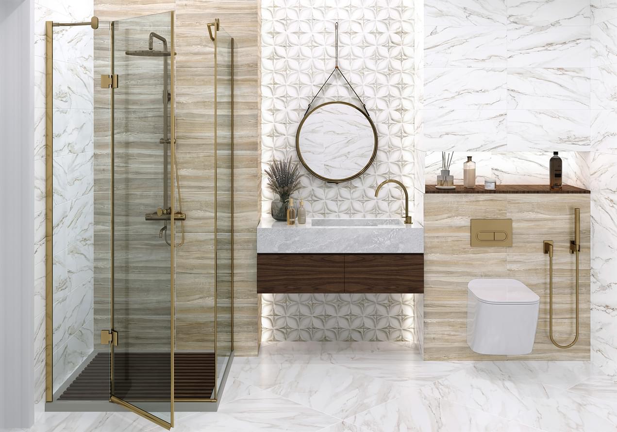 керамогранит фабрики Alma Ceramica коллекция Лаура