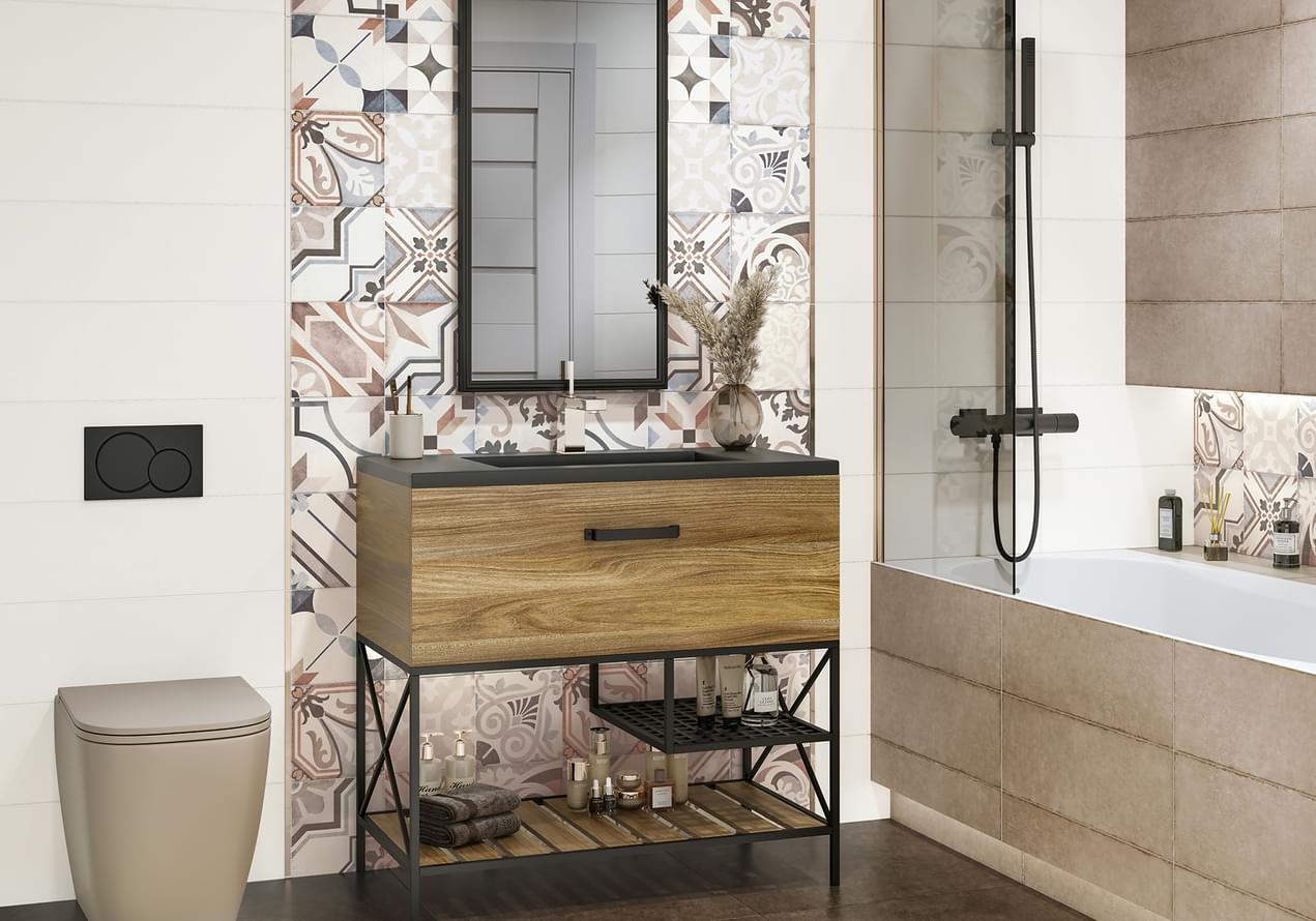 керамогранит фабрики Alma Ceramica коллекция Мильтон