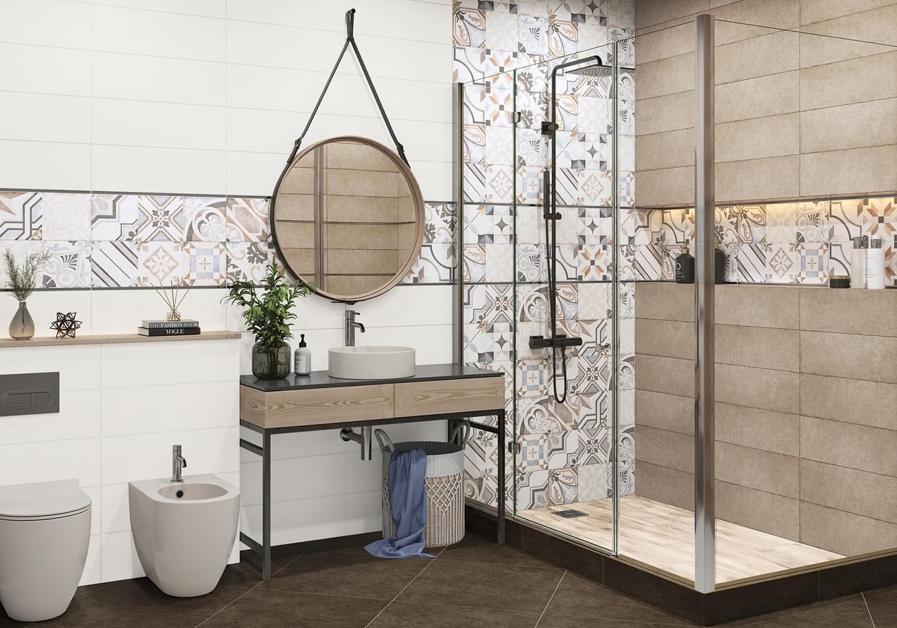 керамогранит фабрики Alma Ceramica коллекция Мильтон