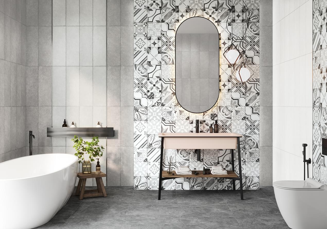 керамогранит фабрики Alma Ceramica коллекция Мильтон
