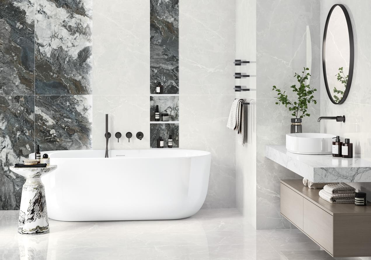 керамогранит фабрики Alma Ceramica коллекция Мирабэль