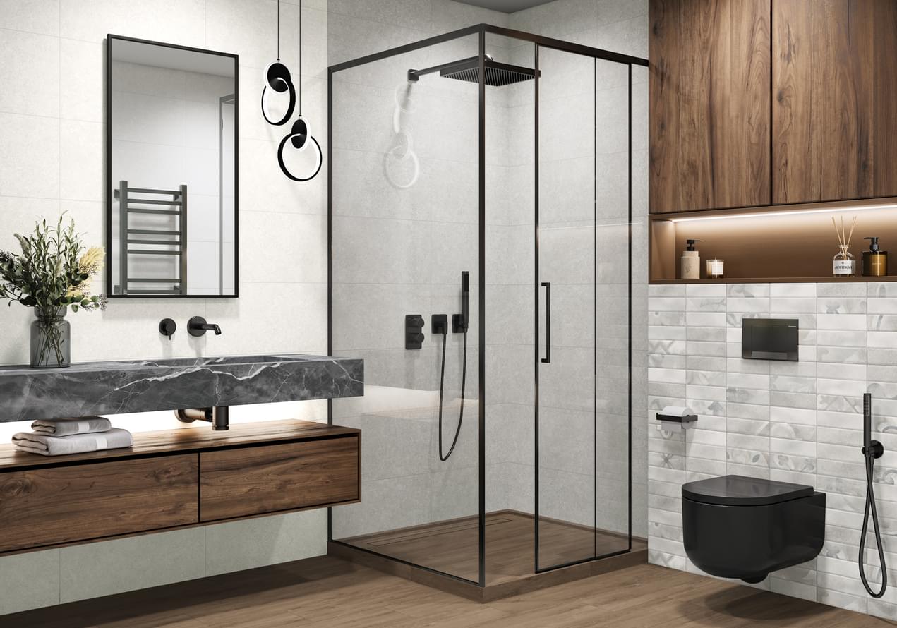 керамогранит фабрики Alma Ceramica коллекция Муретто