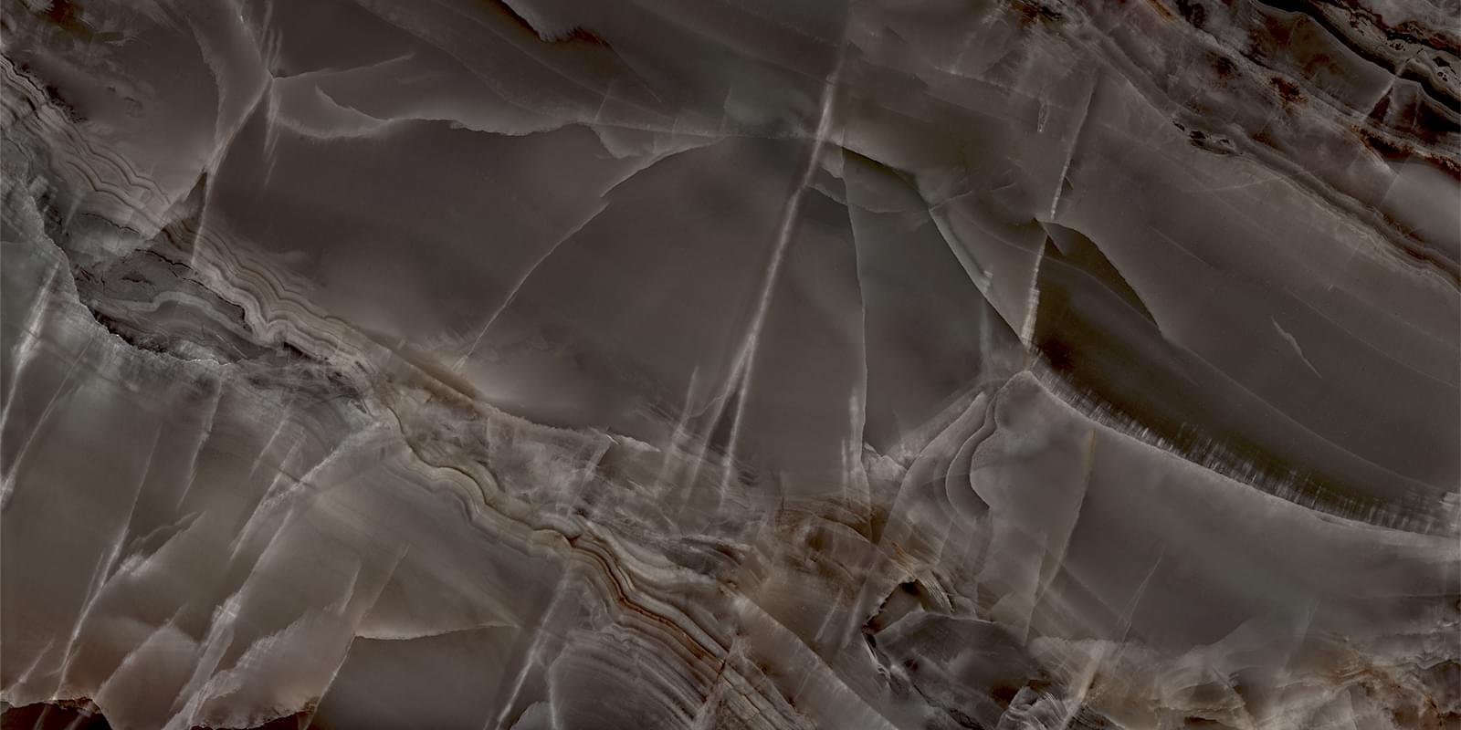 Alma Ceramica Престиж Оникс Коричневый 60x120 см, поверхность полированная