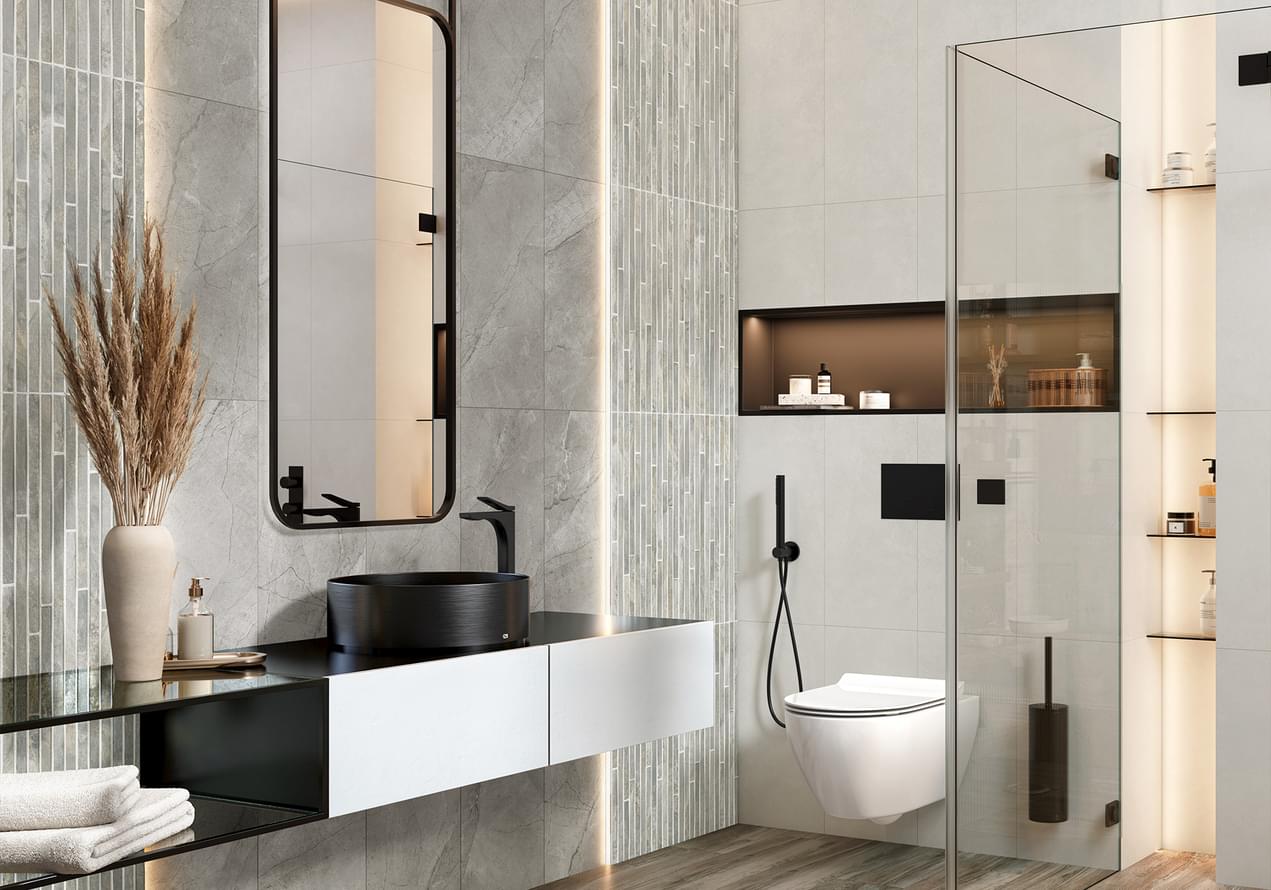 керамогранит фабрики Alma Ceramica коллекция Рок