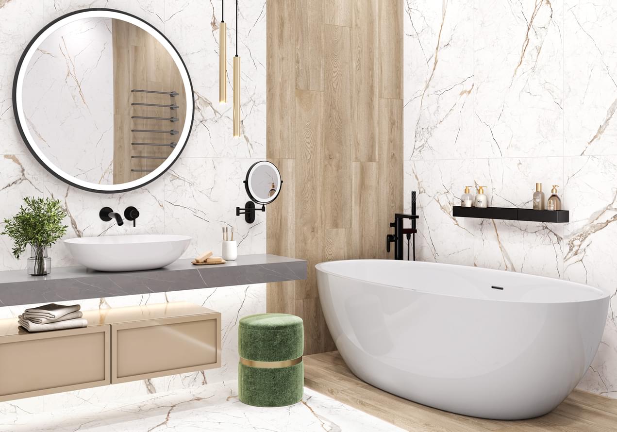 керамогранит фабрики Alma Ceramica коллекция Рок