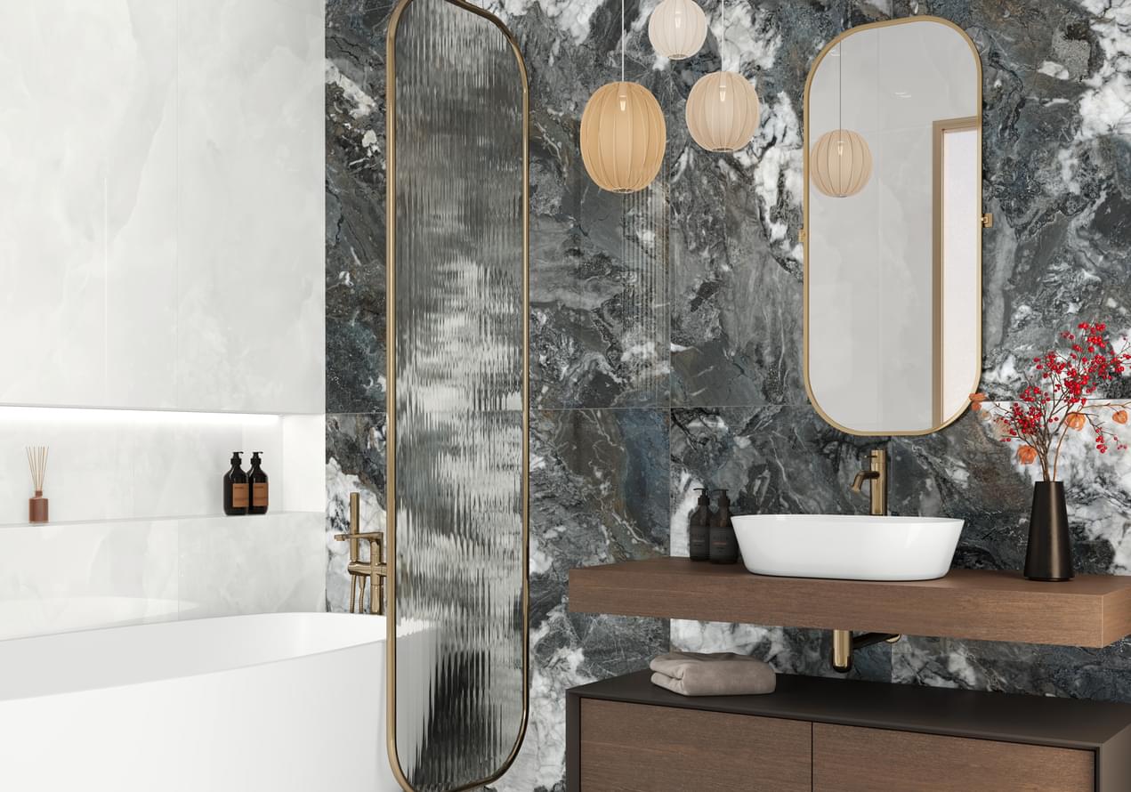 керамогранит фабрики Alma Ceramica коллекция Туман
