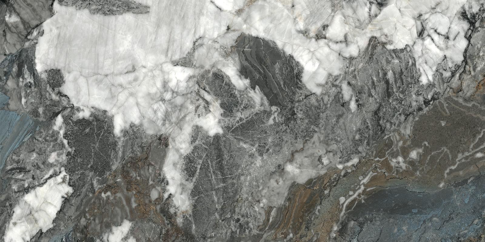 Alma Ceramica Туман Графит 60x120 см, поверхность полированная
