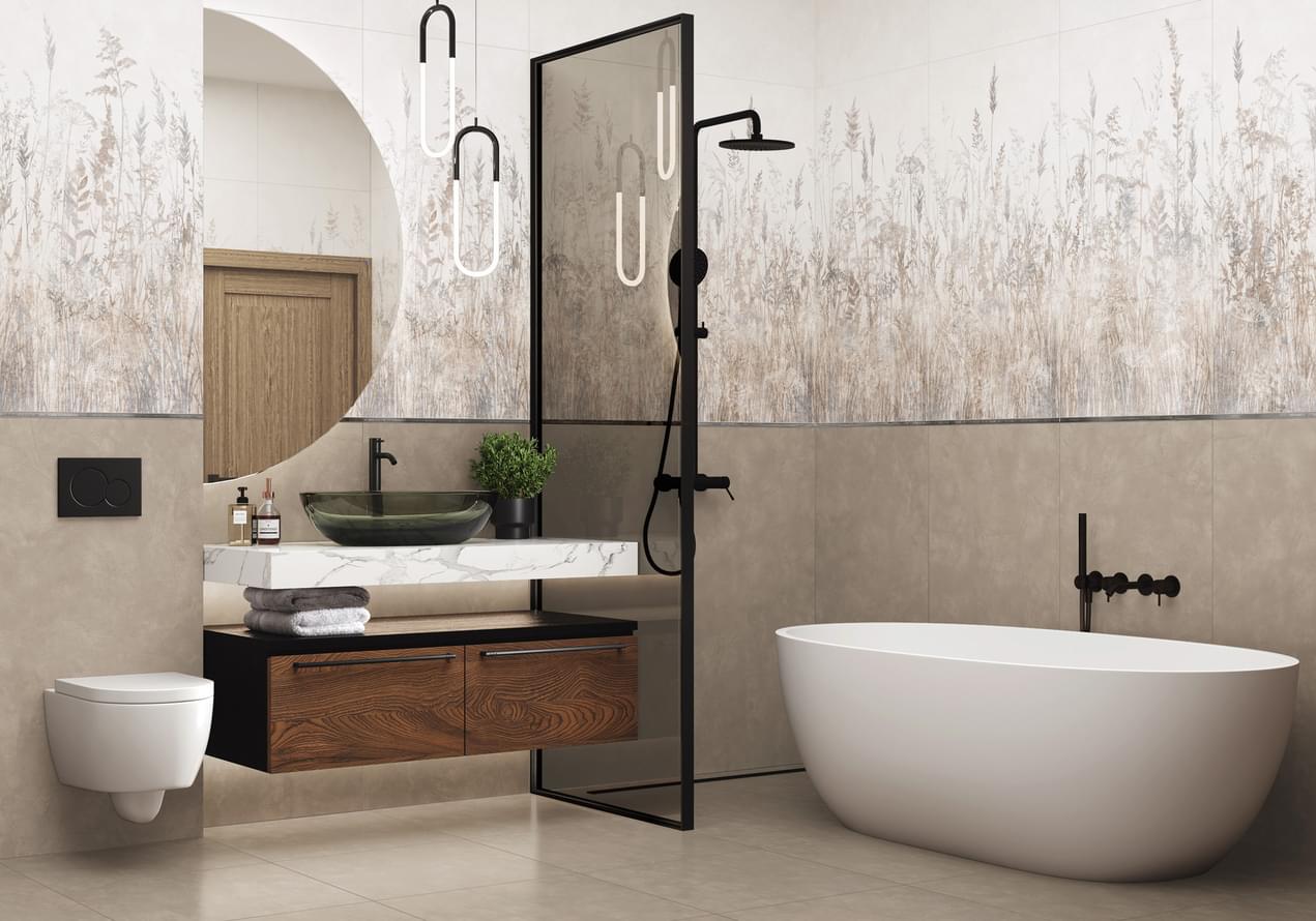 керамогранит фабрики Alma Ceramica коллекция Флора