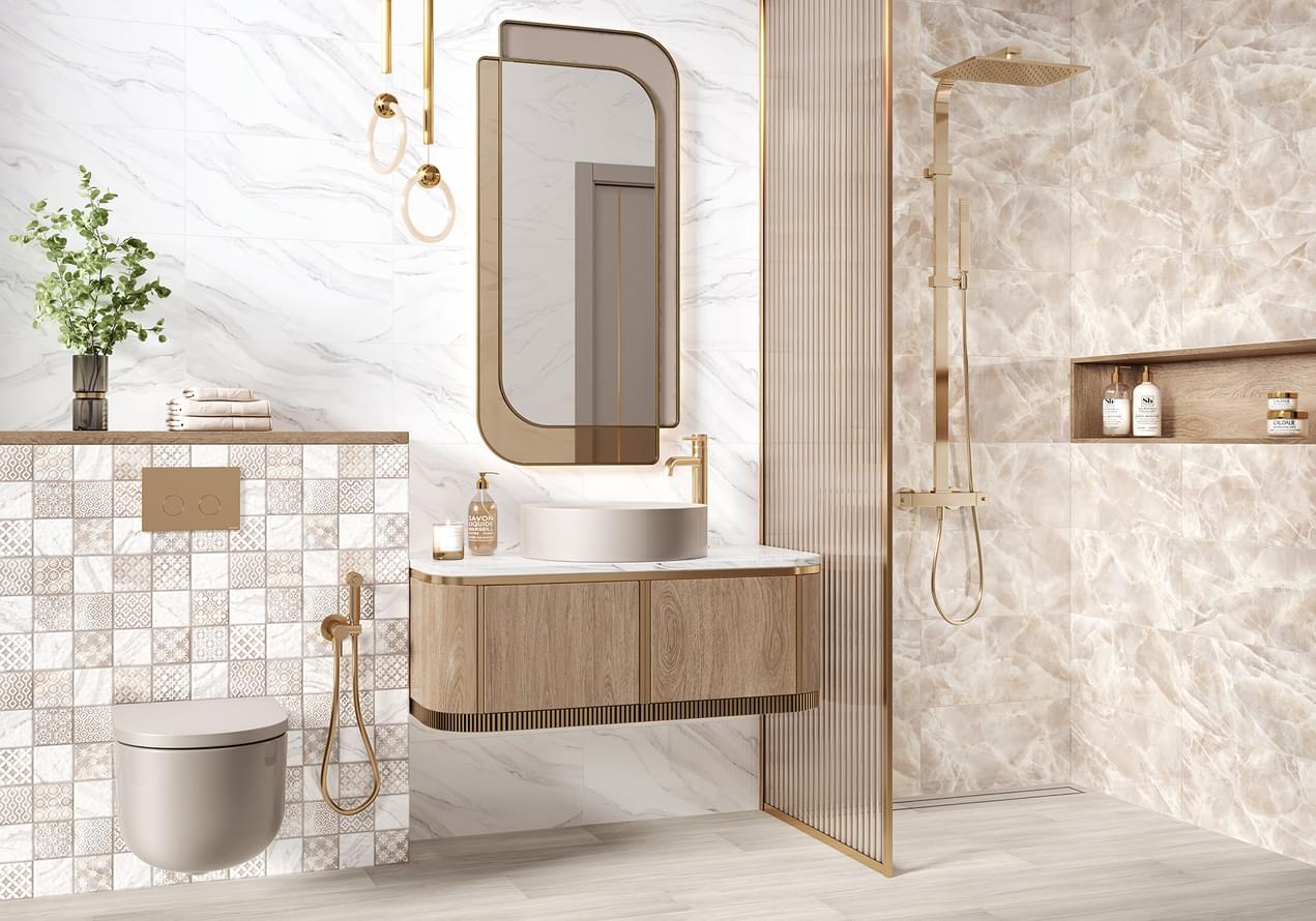 керамогранит фабрики Alma Ceramica коллекция Фреско