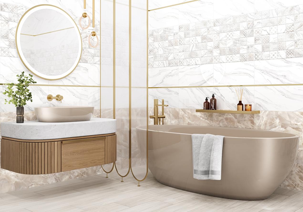 керамогранит фабрики Alma Ceramica коллекция Фреско