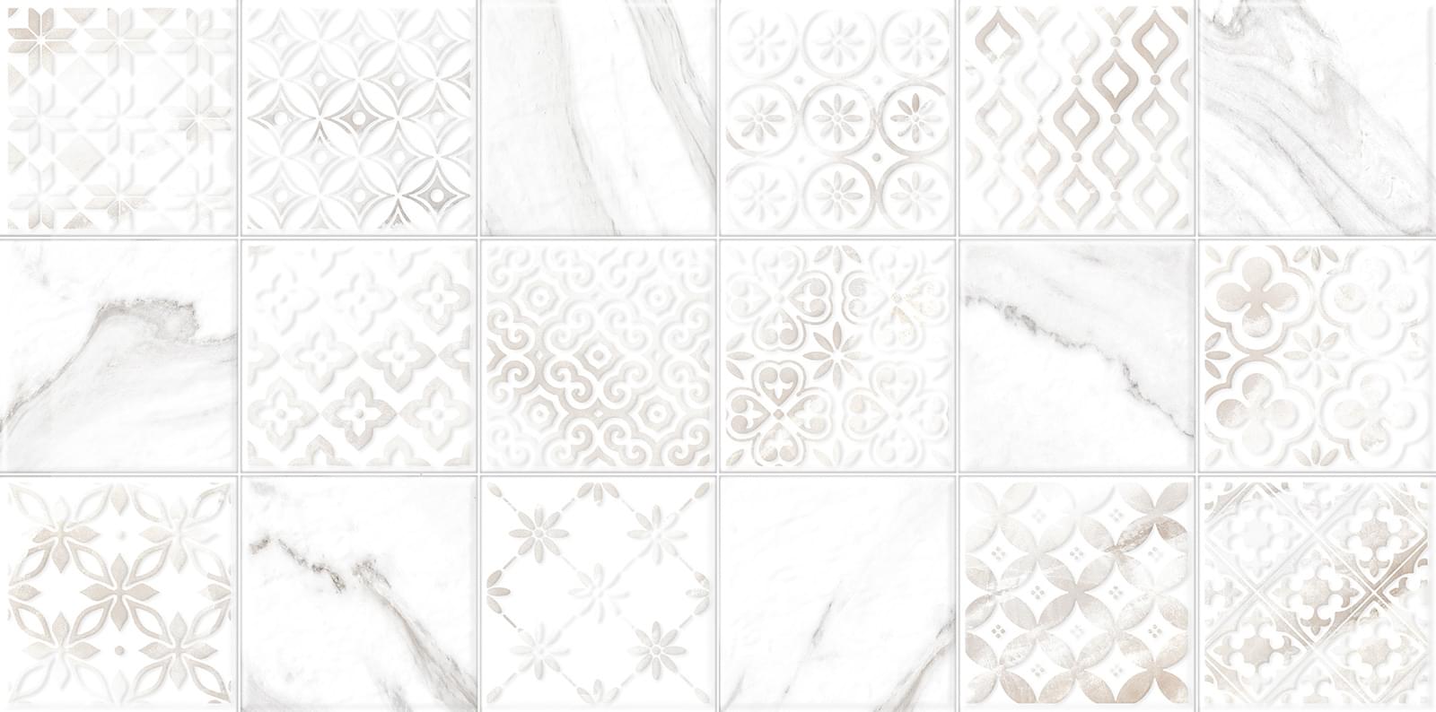 Alma Ceramica Фреско Twu2550Frc17 24.9x50 см, поверхность глянец, рельефная