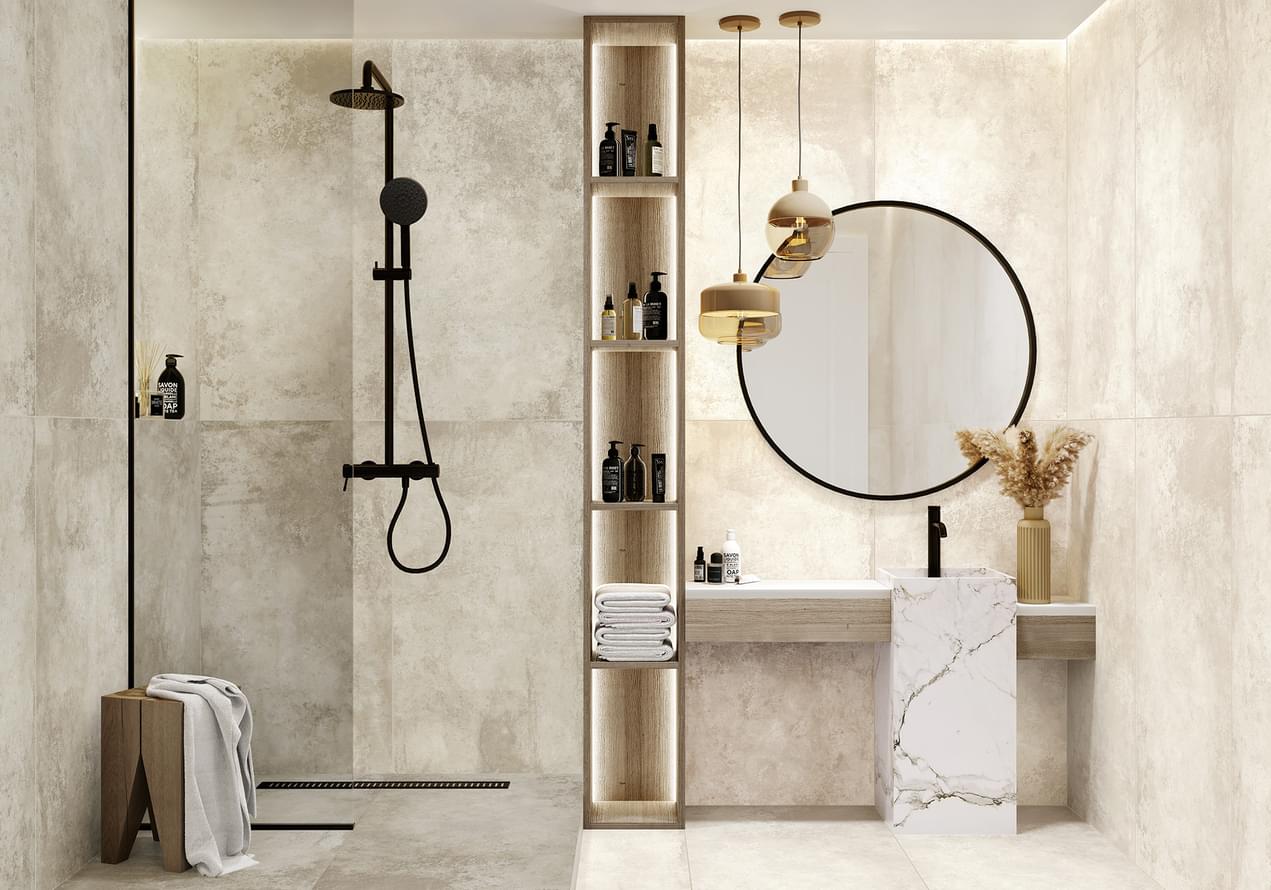 керамогранит фабрики Alma Ceramica коллекция Цементо