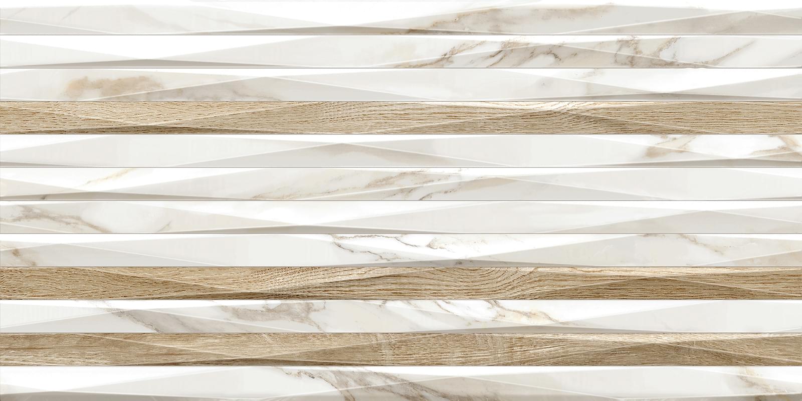 Alma Ceramica Эйфория Twu2550Eph14 24.9x50 см, поверхность матовая, рельефная