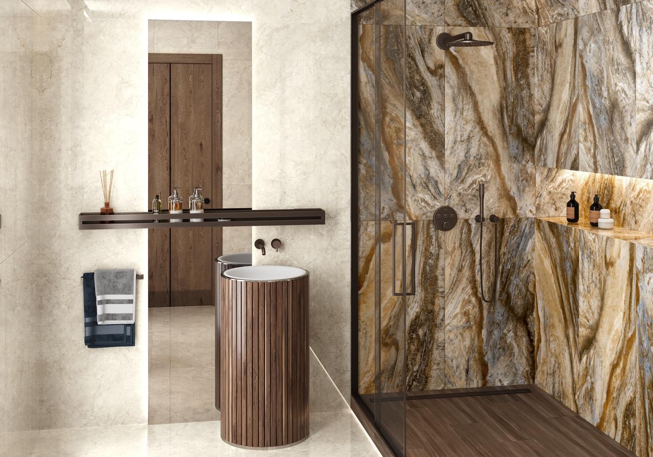 керамогранит фабрики Alma Ceramica коллекция Экзотика