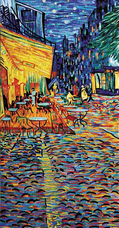 стекло фабрики Alma коллекция Панно