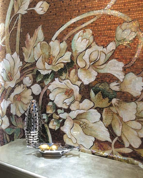 стекло фабрики Alma коллекция Панно