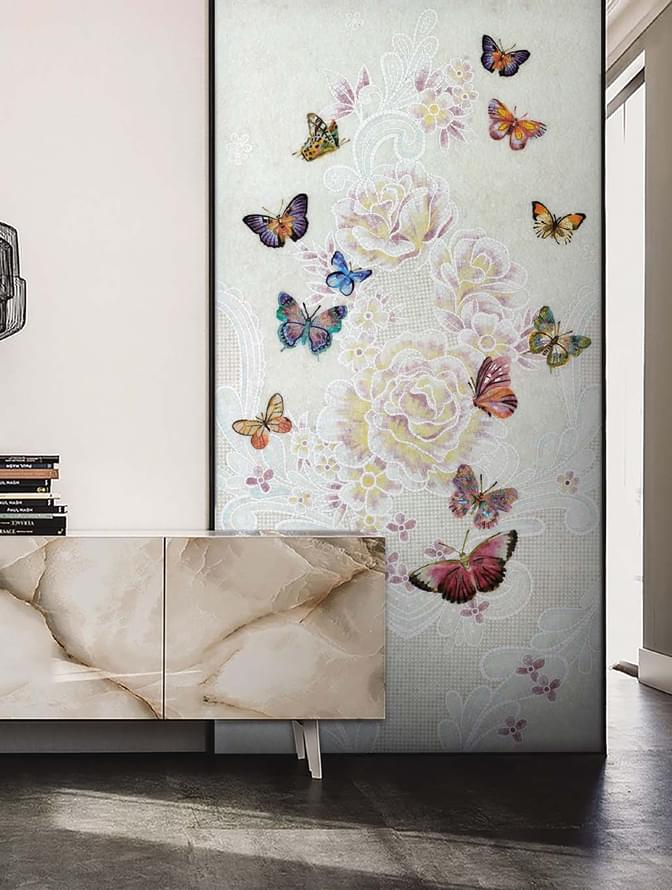 стекло фабрики Alma коллекция Панно