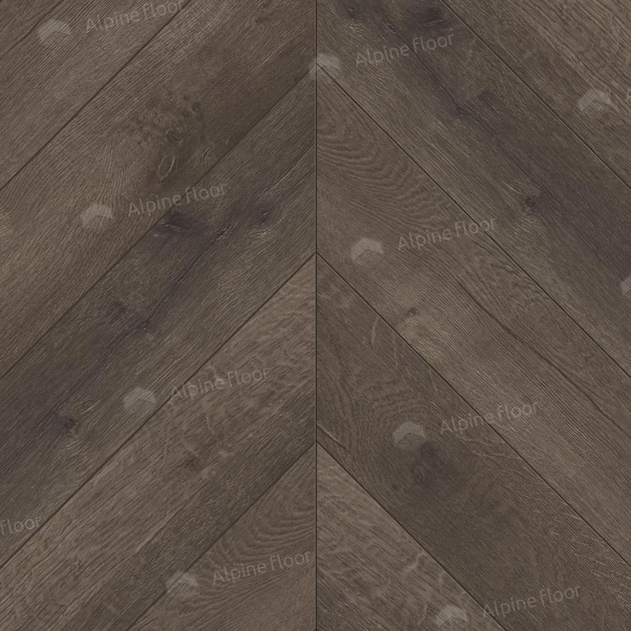 Alpine Floor Chevron Alpine LVT Дуб Антарес 12.7x55.5