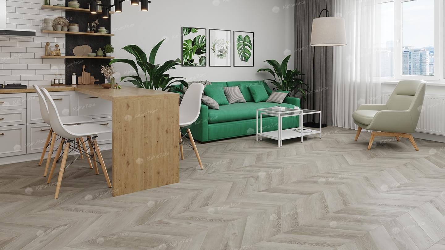 SPC фабрики Alpine Floor коллекция Chevron Alpine