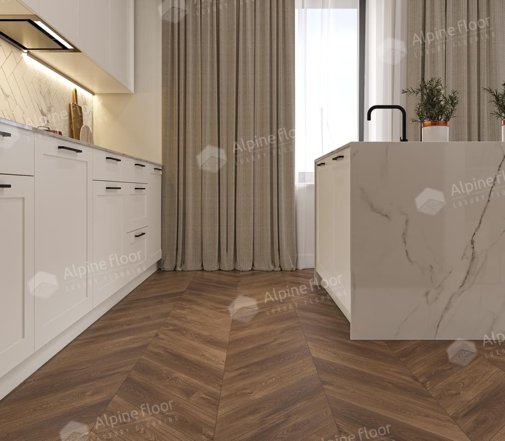SPC фабрики Alpine Floor коллекция Chevron Alpine