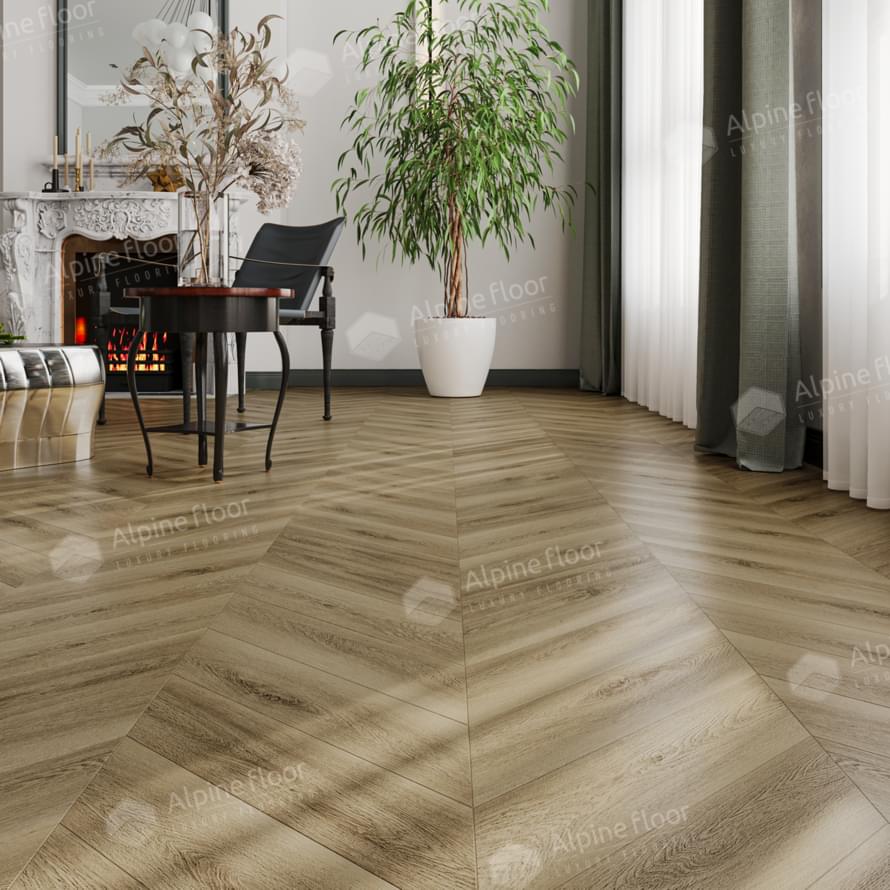 SPC фабрики Alpine Floor коллекция Chevron Alpine