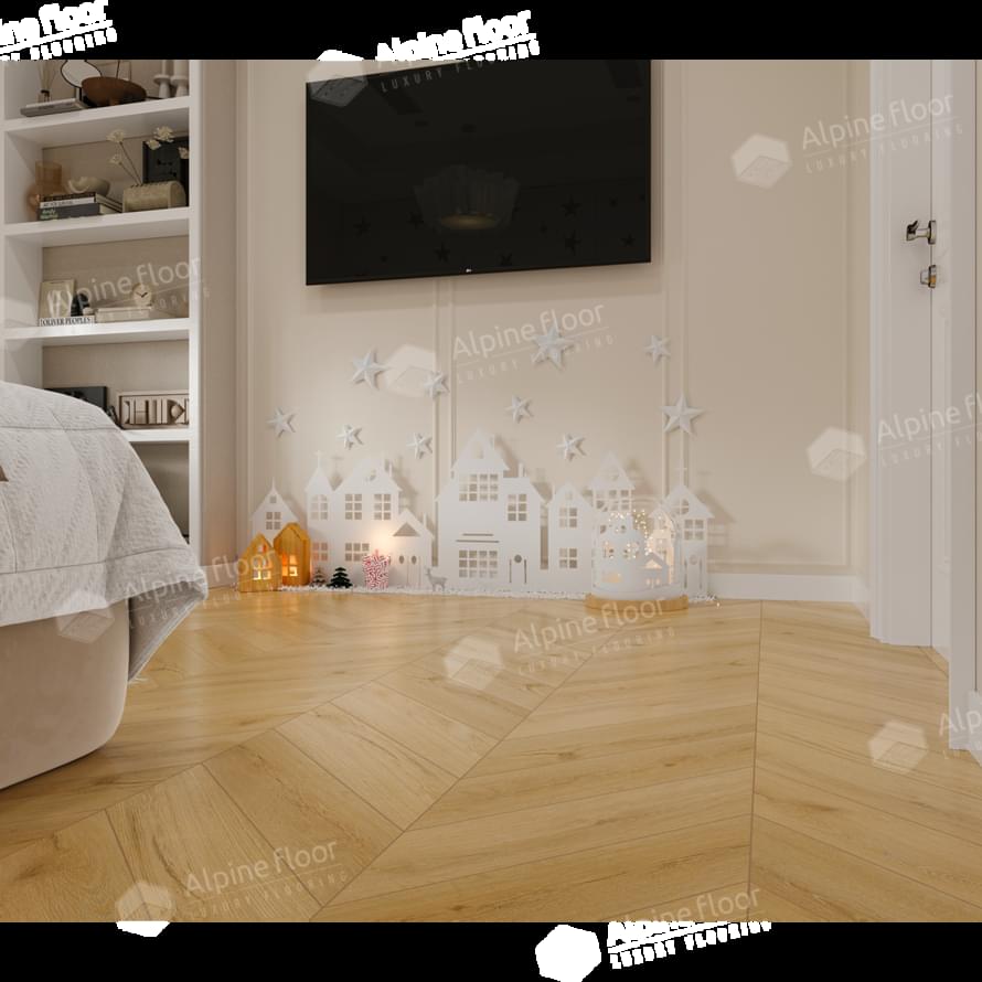 SPC фабрики Alpine Floor коллекция Chevron Alpine