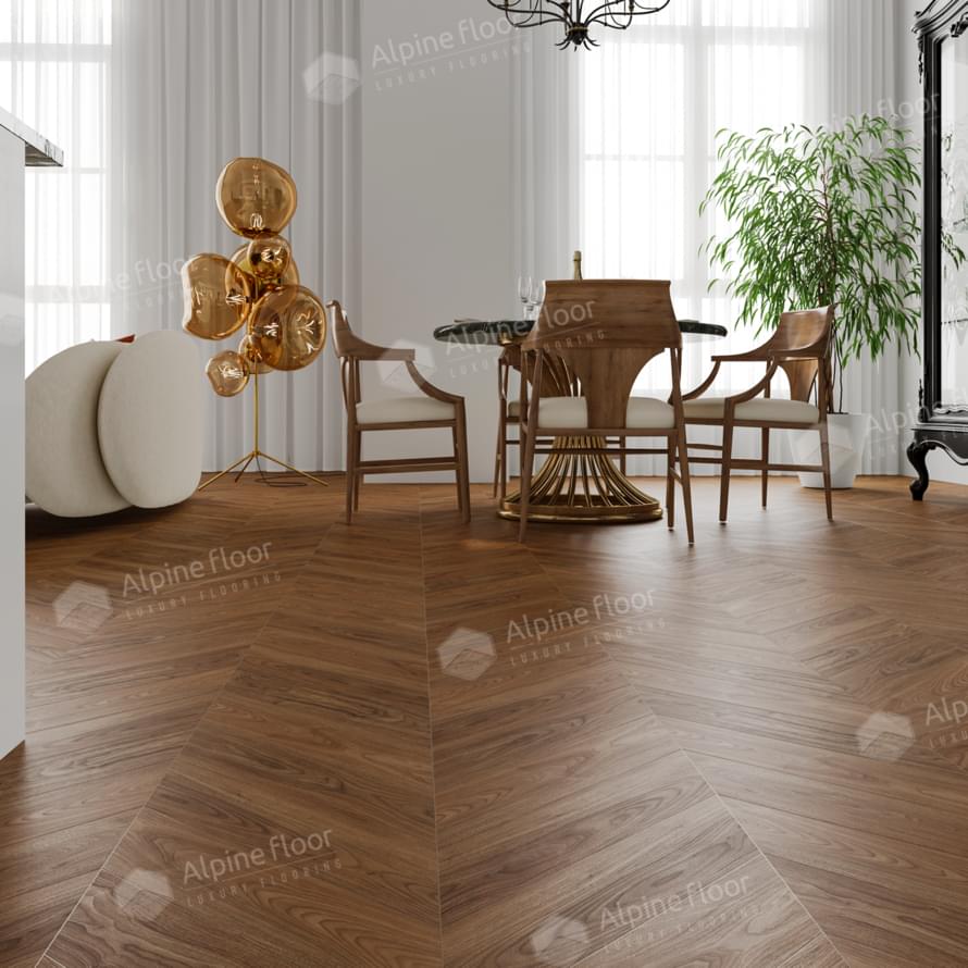 SPC фабрики Alpine Floor коллекция Chevron Alpine